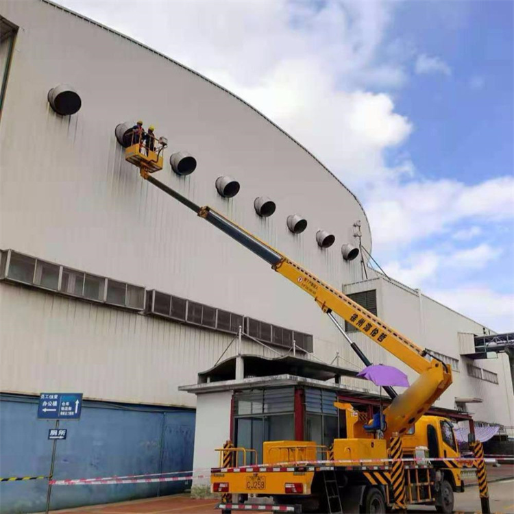 顺平县高空作业车出租服务：专业广告牌安装解决方案